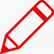 Image result for Red Pencil Icon