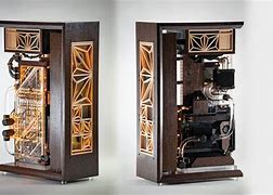 Image result for Wood Front PC Case