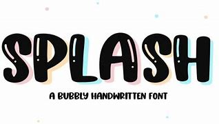 Image result for Fun Bubble Fonts