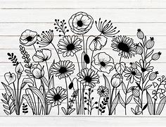 Image result for Wildflower SVG Free