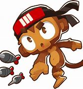 Image result for Dart Monkey From BTD6 Red Bandana