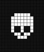 Image result for Minecraft Skull Pixel Art