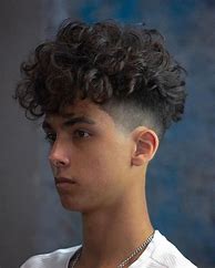 Image result for Teenage Boy Short Curly Haircuts