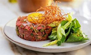 Image result for Beef Tartare Plating