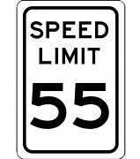 Image result for Speed Limit 55 Sign Clip Art