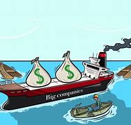 Image result for Mega-Corporation Greed Cartoon