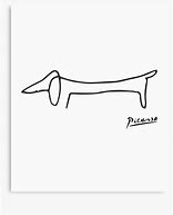 Image result for Picasso Dog Drawing