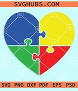 Image result for Austim Heart Puzzle