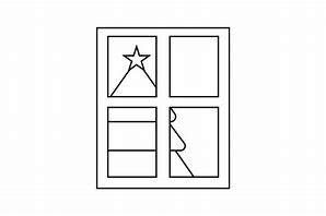 Image result for LED Christmas Tree Window Outline