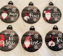 Image result for Wooden Gnome Christmas Ornaments