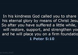 Image result for 1 Peter 5:10 NIV