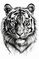 Image result for Tiger Tattoo Drawings and Sketches