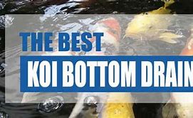 Image result for Koi Pond Bottom Drain Cleaning