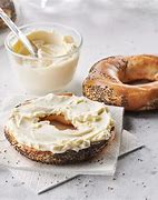 Image result for Cream Cheese On Bagel