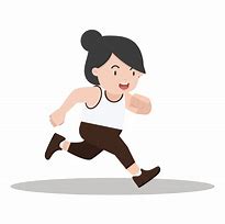 Image result for Old Lady Running Cartoon