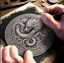 Image result for Simple Celtic Dragon