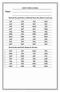 Image result for Vowel Sounds Worksheets