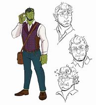 Image result for Half-Orc Man