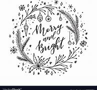 Image result for Merry and Bright Vector