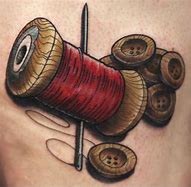 Image result for Sewing Needle and Fishing Hook Tattoo