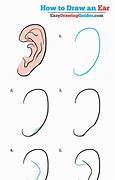 Image result for Human Ear Drawing