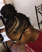 Image result for Feed in Braids Updo