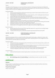 Image result for Proofreader CV