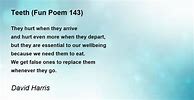 Image result for Poem About Teeth