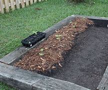 Image result for Railroad Tie Garden Bed