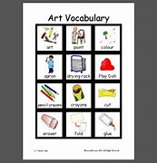 Image result for Art Vocabulary High School