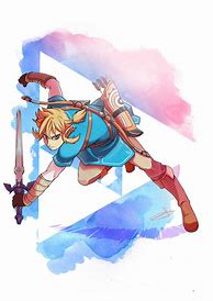 Image result for Anime Link Drawings Breath of the Wild