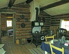 Image result for Old Cabin Bedroom