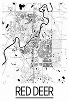 Image result for Old Maps of Red Deer Alberta