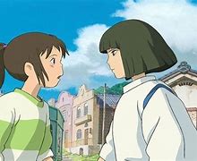 Image result for Spirited Away Chihiro Sitting