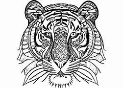 Image result for Zentangle Tiger