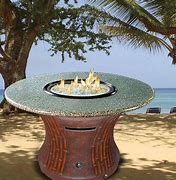 Image result for Long Fire Pit Glass Tables