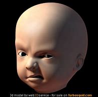 Image result for Free 3D Model of Baby Head