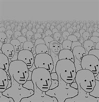 Image result for NPC Wojak Face