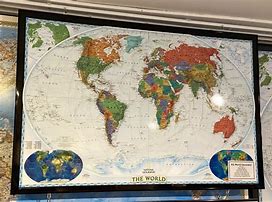 Image result for National Geographic World Map Poster