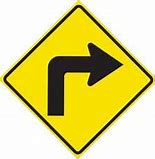 Image result for Right Turn Arrow Sign