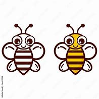 Image result for Cartoon Bee Outline