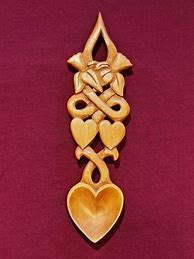 Image result for Welsh Love Spoons 40th Anniversary