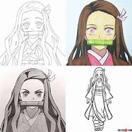 Image result for Nezuko Easy Drawling