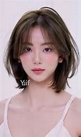 Image result for Curtain Bang Short Bob Haircut