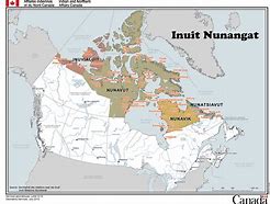 Image result for Inuit Homeland Map