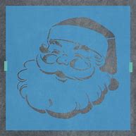 Image result for Santa Face Stencil