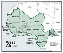 Image result for Map of West Africa