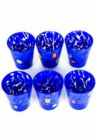 Image result for Murano Blue Glassware Drinking Glasses