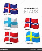 Image result for Norway-Sweden Iceland Flag