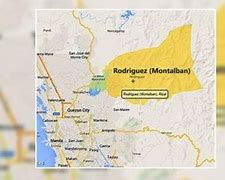 Image result for Rodriguez Rizal Map